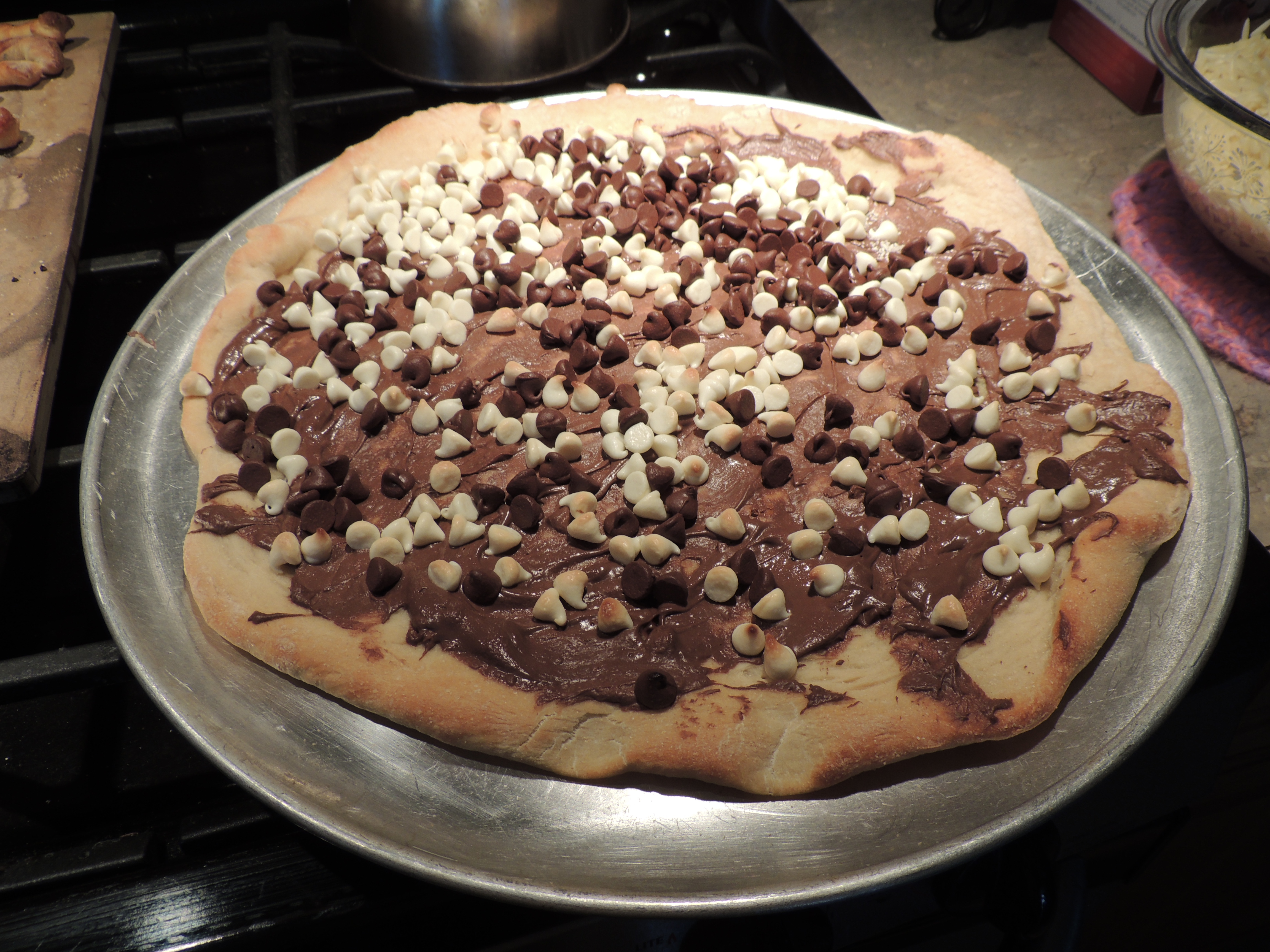 шоколадная пицца рецепт с фото в домашних фото 21
